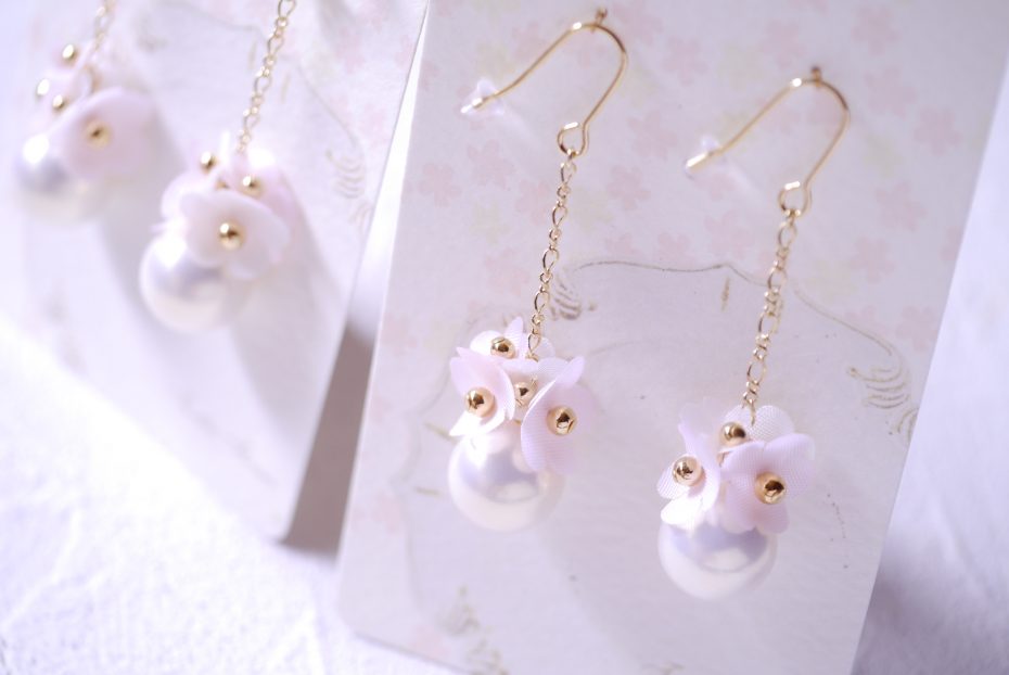 タルトレット。名前まで可愛いお花ピアス＆イヤリング [ 96Lab* ]