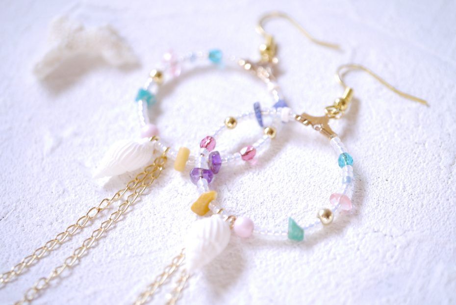 夏の思い出。summerピアスのご紹介  [ mai made ]