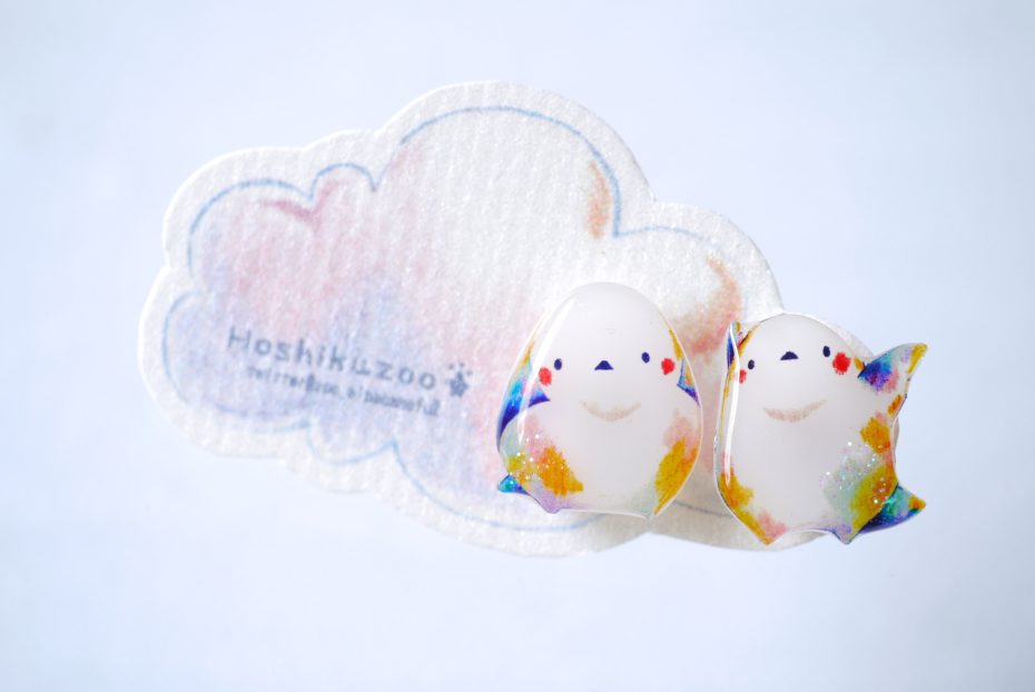 ちゅるんと癒やし！ アニマルピンズ＆イヤリング  [ Hoshikuzoo ]