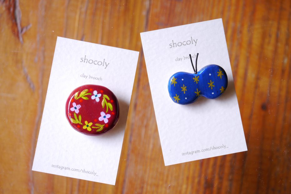 心がホクホク♡ ブローチ&ピアス [ shocoly ]