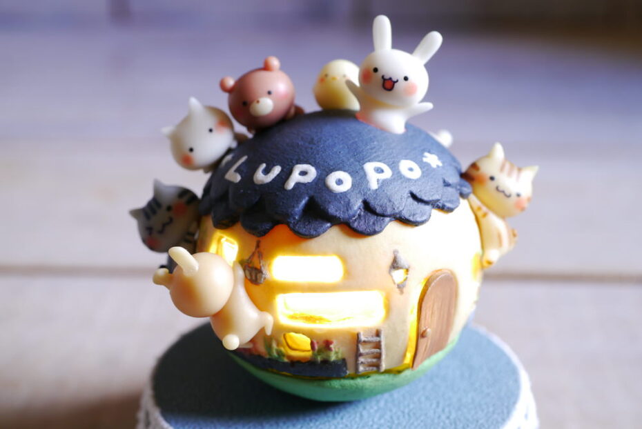 『ねこたまさんの起き上がりこぼし』Cocoro Nicholasさん 2022/2/3-2/7