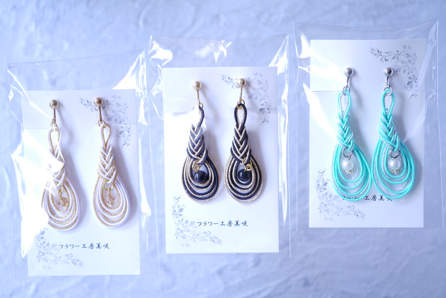 フラワー工房美咲 水引イヤリング