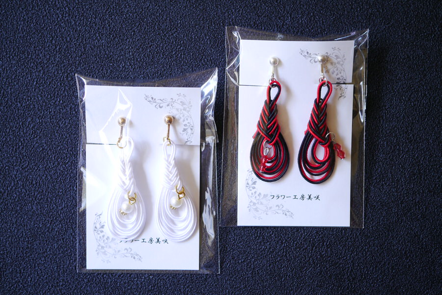 フラワー工房美咲 水引イヤリング