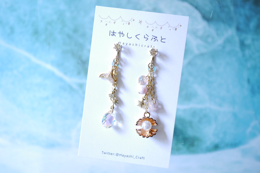 はやしくらふと　Mermaidイヤリング