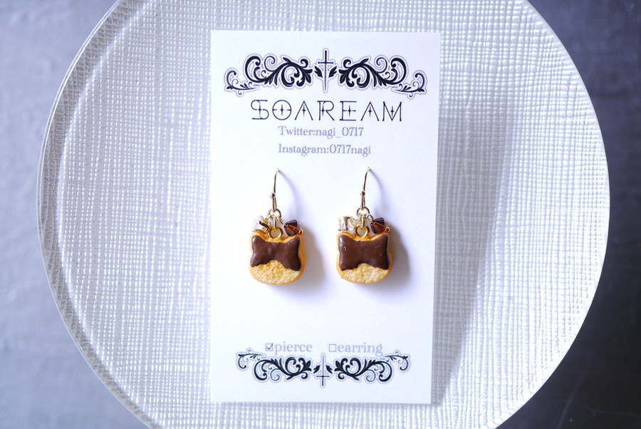 SOAREAM パンとパンケーキのピアス