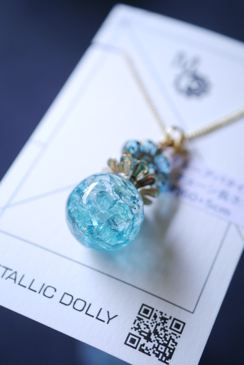 METALLIC DOLLYさん ブルーアパタイトのネックレスが届きました!