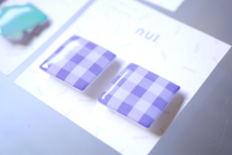 nul.さん カラフルプラバンイヤリングのご紹介