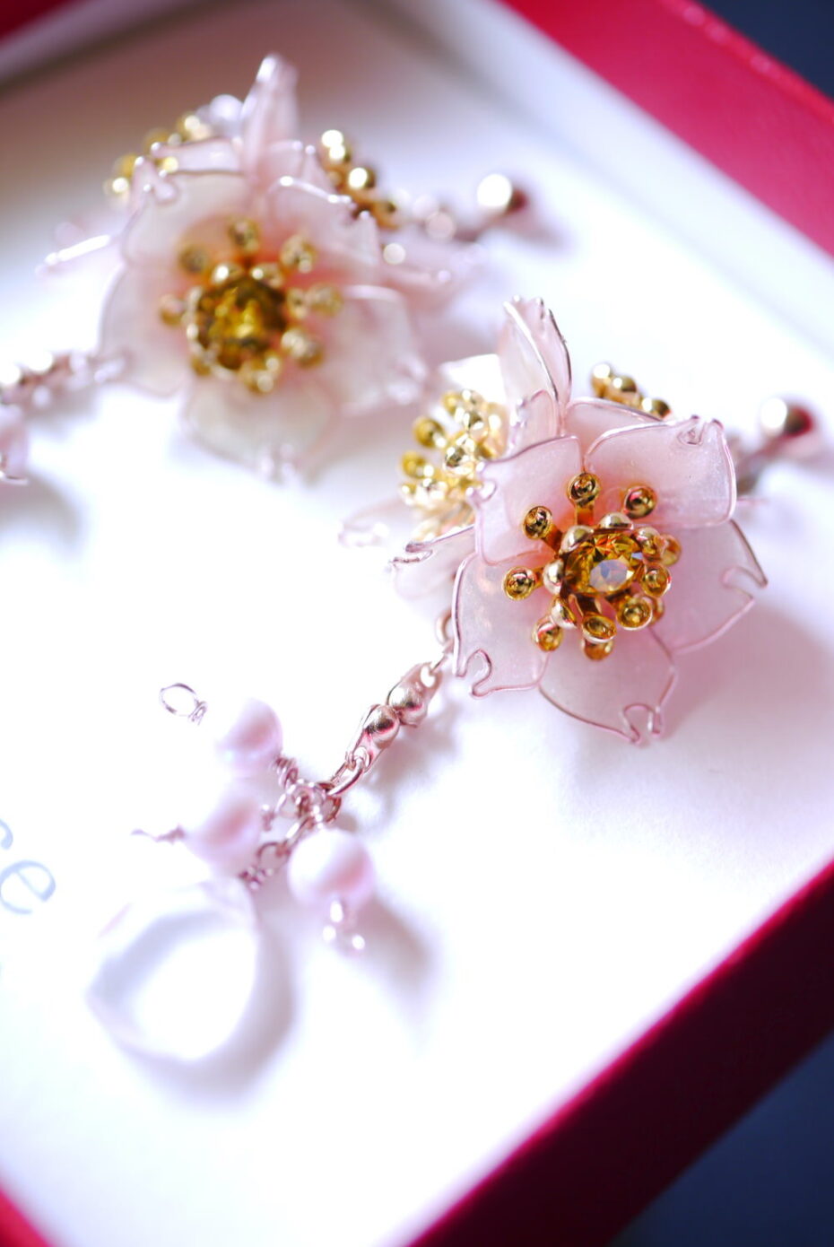 capriceさん 桜のイヤリングのご紹介
