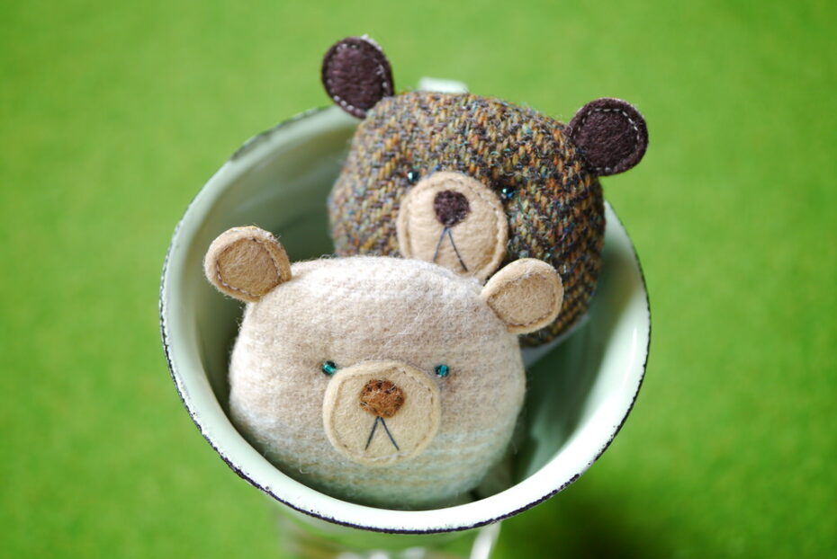 KUMA*YAさん くまボタンとコインケースのご紹介