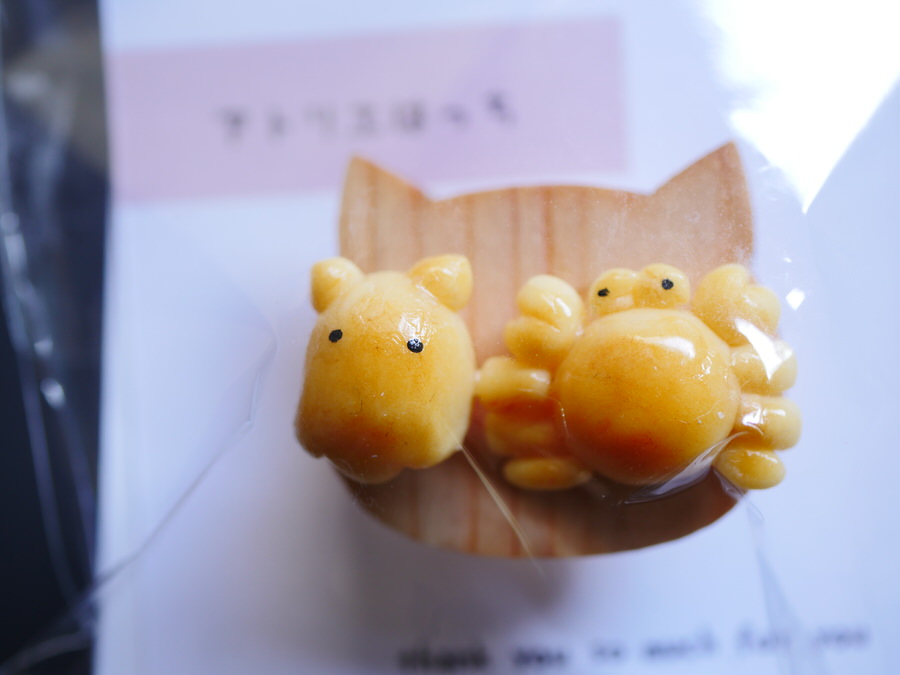 アトリエはっちさん　カニパンバッチ＆フルーツサンドバレッタのご紹介