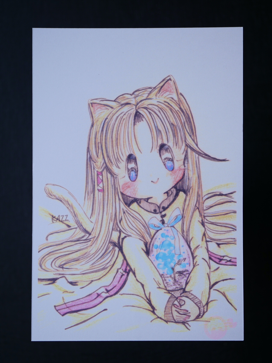 KAZZ（くろねこおんぷ）さん　ポストカードのご紹介