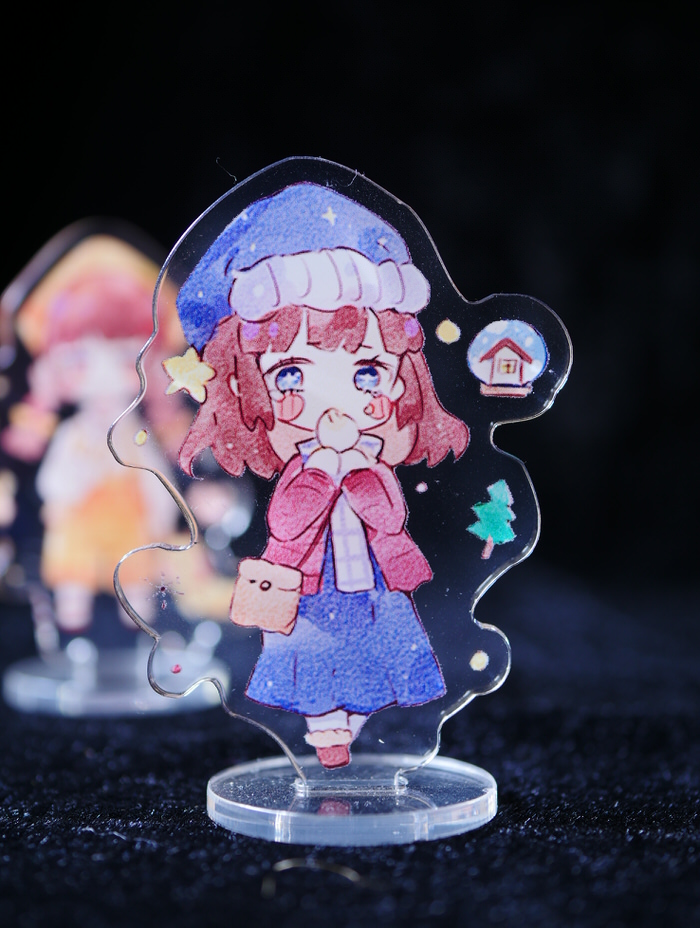 水羽さん　ちいさなアクリルスタンドのご紹介