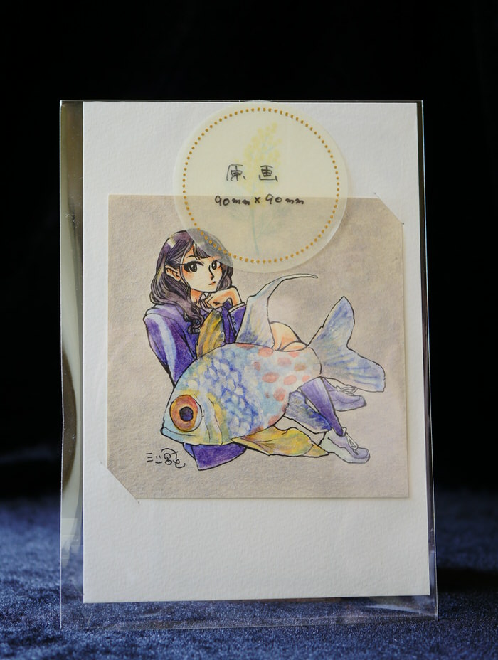 三ツ宮郷さん　イラスト原画のご紹介