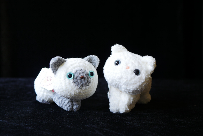 なちゃのハンドメイドshop*itさん よじ登る子猫のご紹介