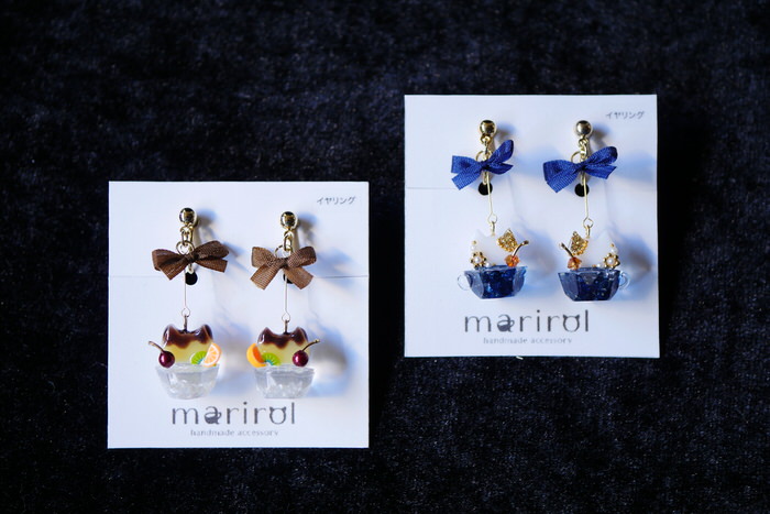 marirolさん 猫イヤリングのご紹介