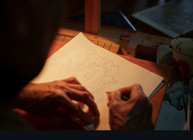 オリジナル画を製作中−1