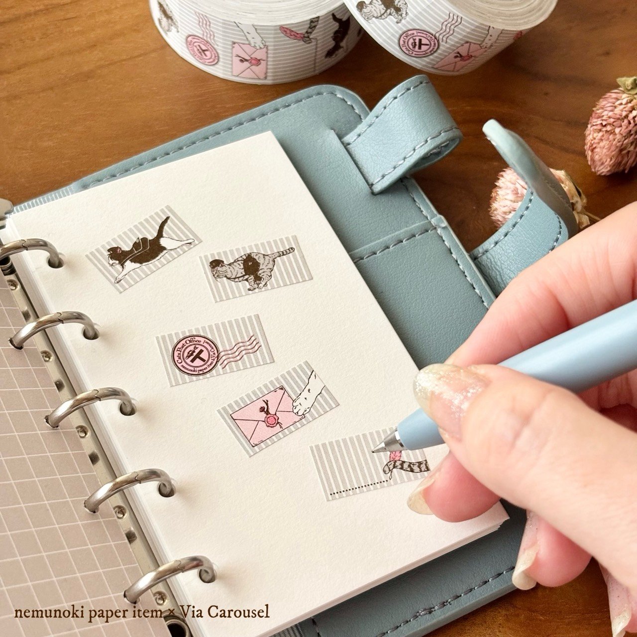 nemunoki paper item & Via Carouselさんの作品